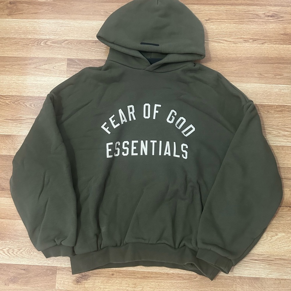 Fear of God Green Sweatshirt Essentials